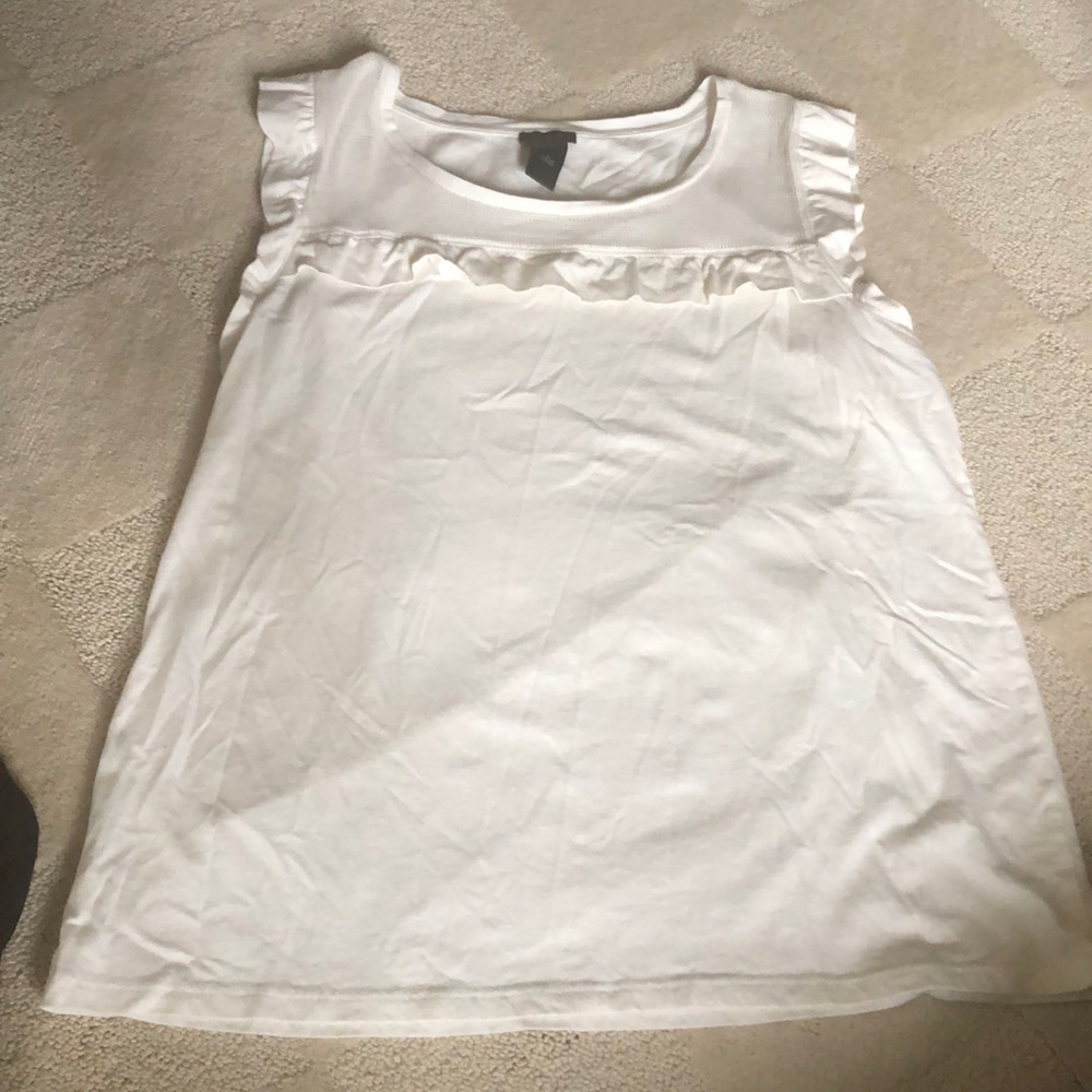 4/$20. Ann Taylor Factory cream shirt. Large